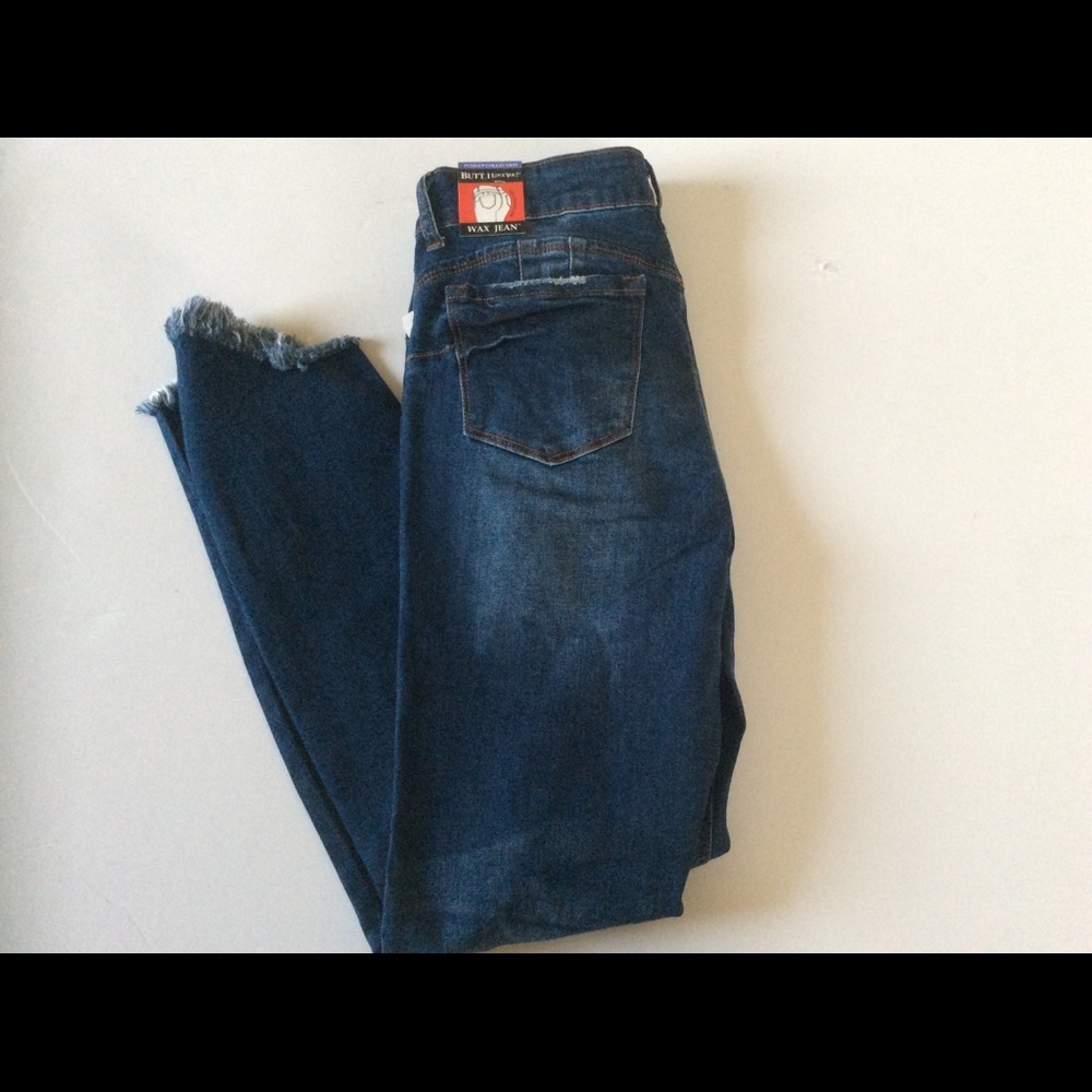🆕 Wax Jeans 30 X 26 Butt Lifting Distressed Jeans - Picture 6 of 7